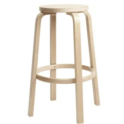 Artek 64 Barhocker Gestell klar lackiert 75cm| Barhocker