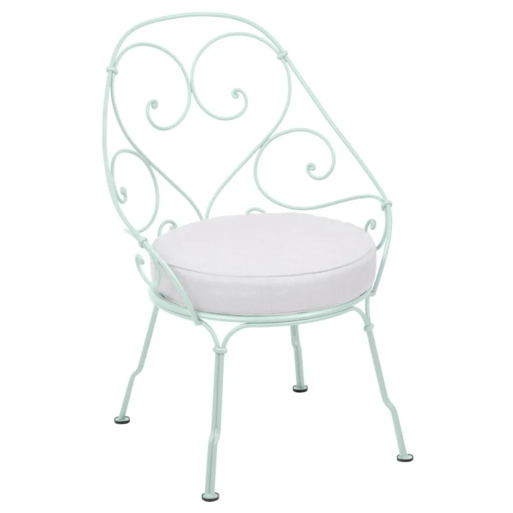 Stühle|Gartenstühle^Fermob 1900 Cabriolet Gartenstuhl mit Sitzkissen