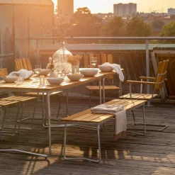 Grythyttan 9 Gartenbank klappbar 170x40cm Teak| Gartenbänke