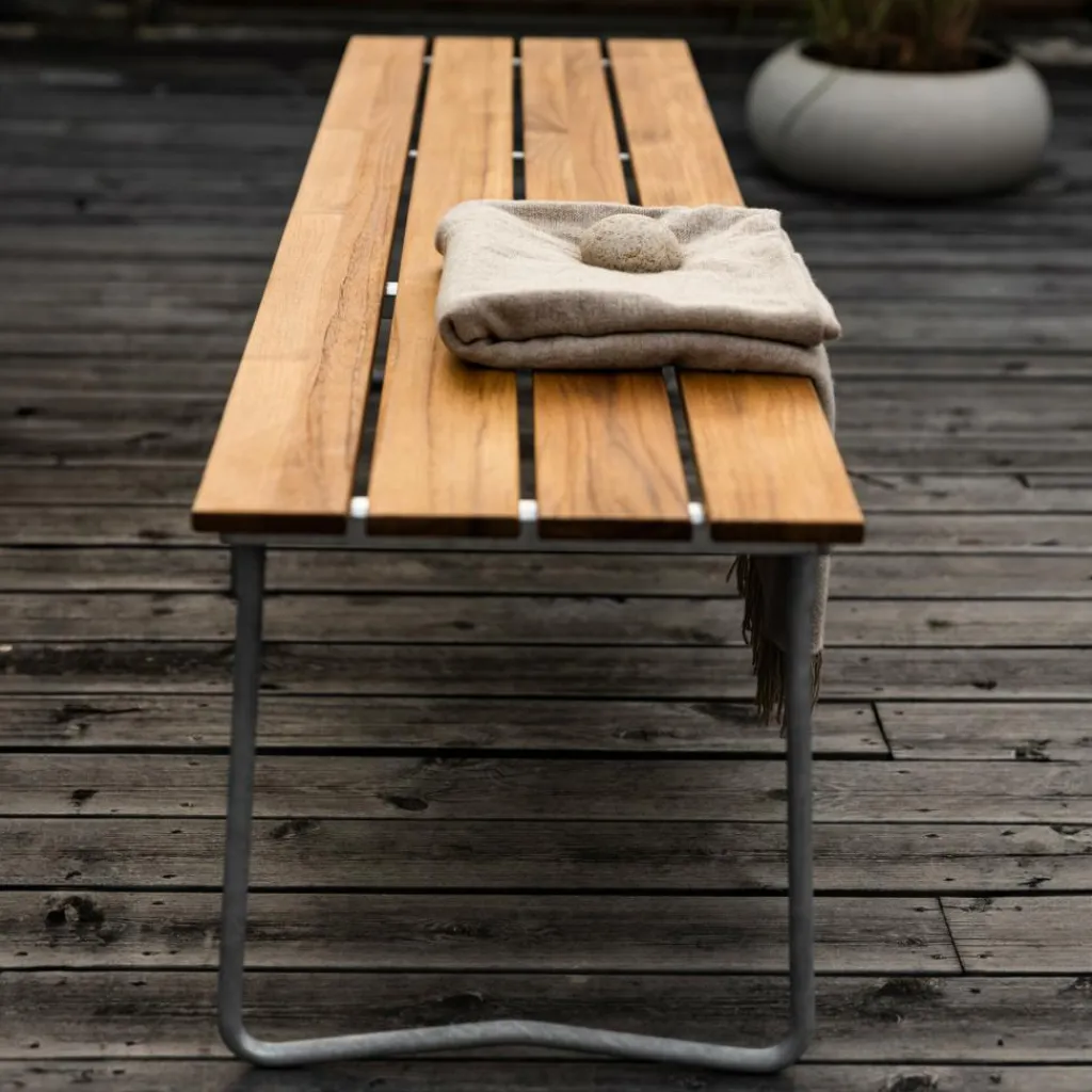 Grythyttan 9 Gartenbank klappbar 170x40cm Teak| Gartenbänke