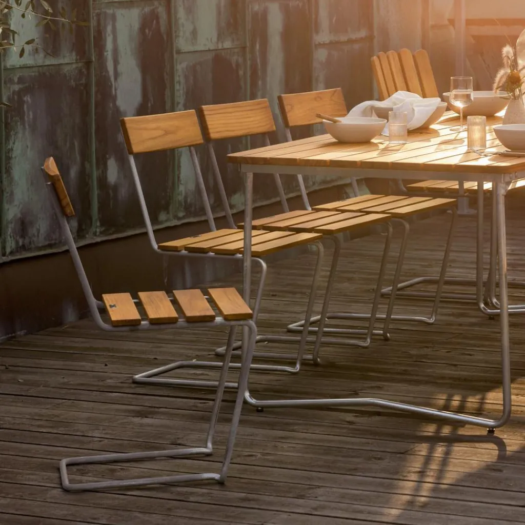 Grythyttan 1 Gartenstuhl Teak| Gartenstühle