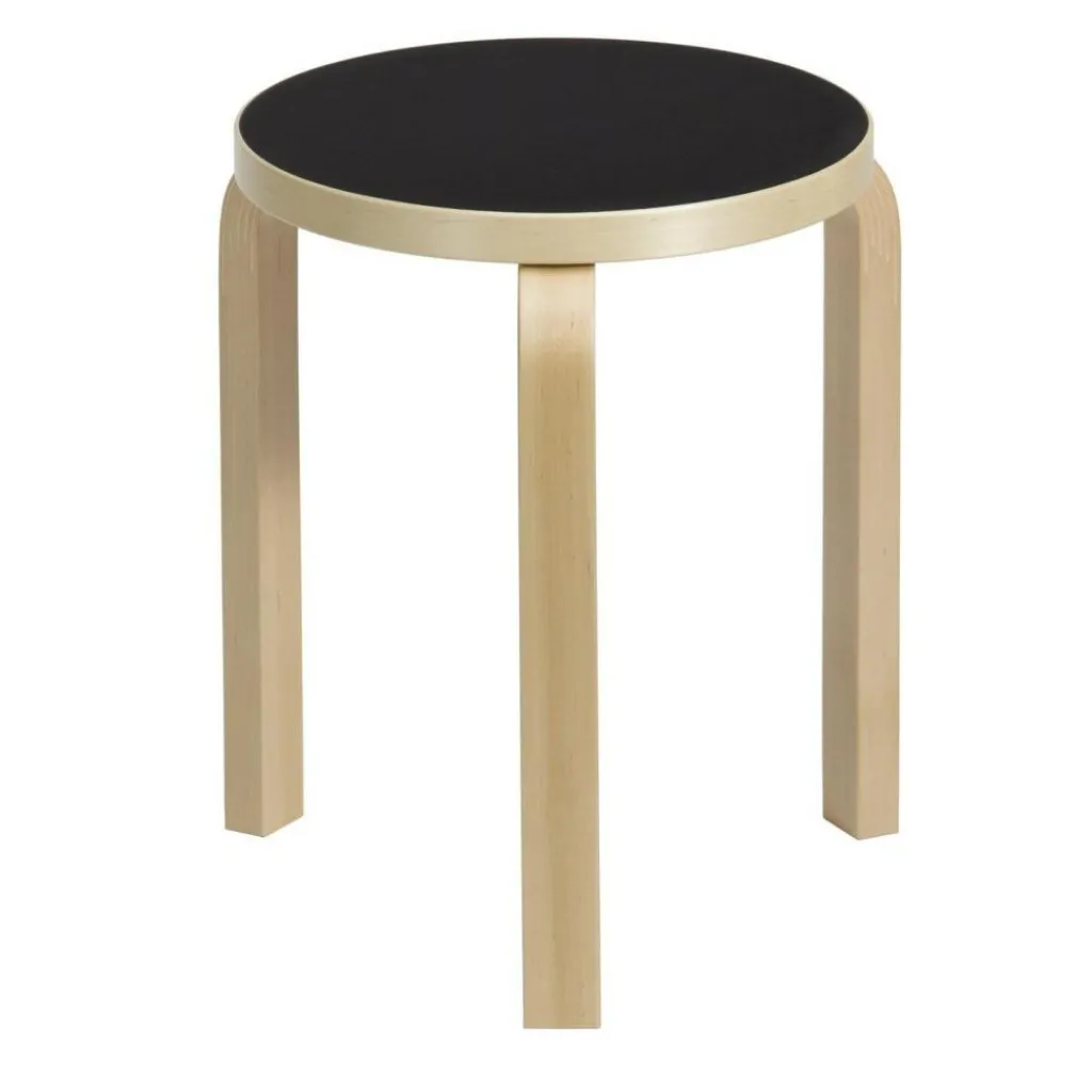 Artek 60 Hocker Gestell klar lackiert| Hocker
