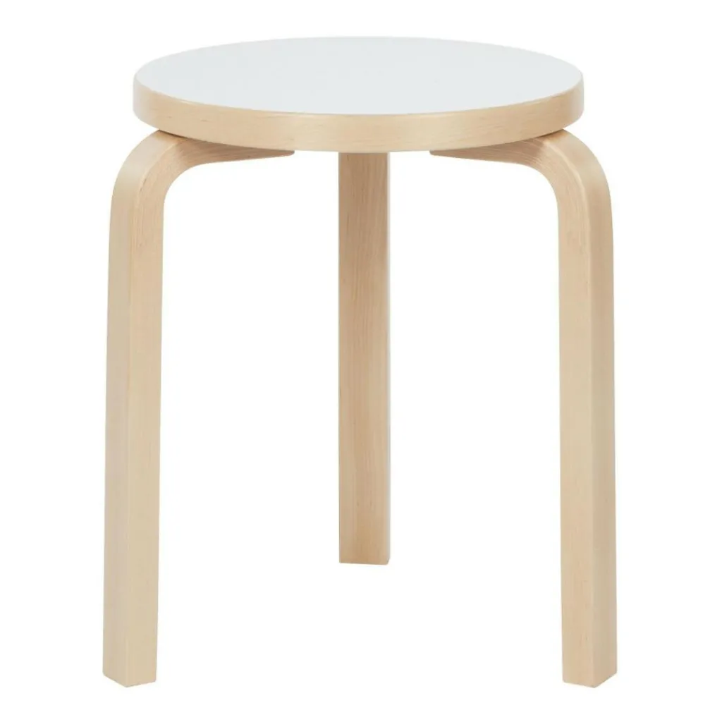 Artek 60 Hocker Gestell klar lackiert| Hocker