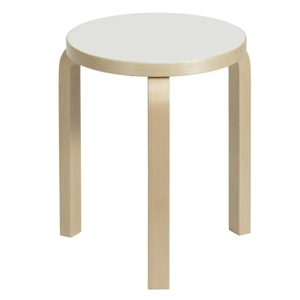 Artek 60 Hocker Gestell klar lackiert| Hocker