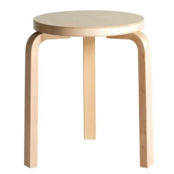 Artek 60 Hocker Gestell klar lackiert| Hocker