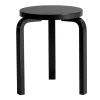 Hocker^Artek 60 Hocker Gestell lackiert