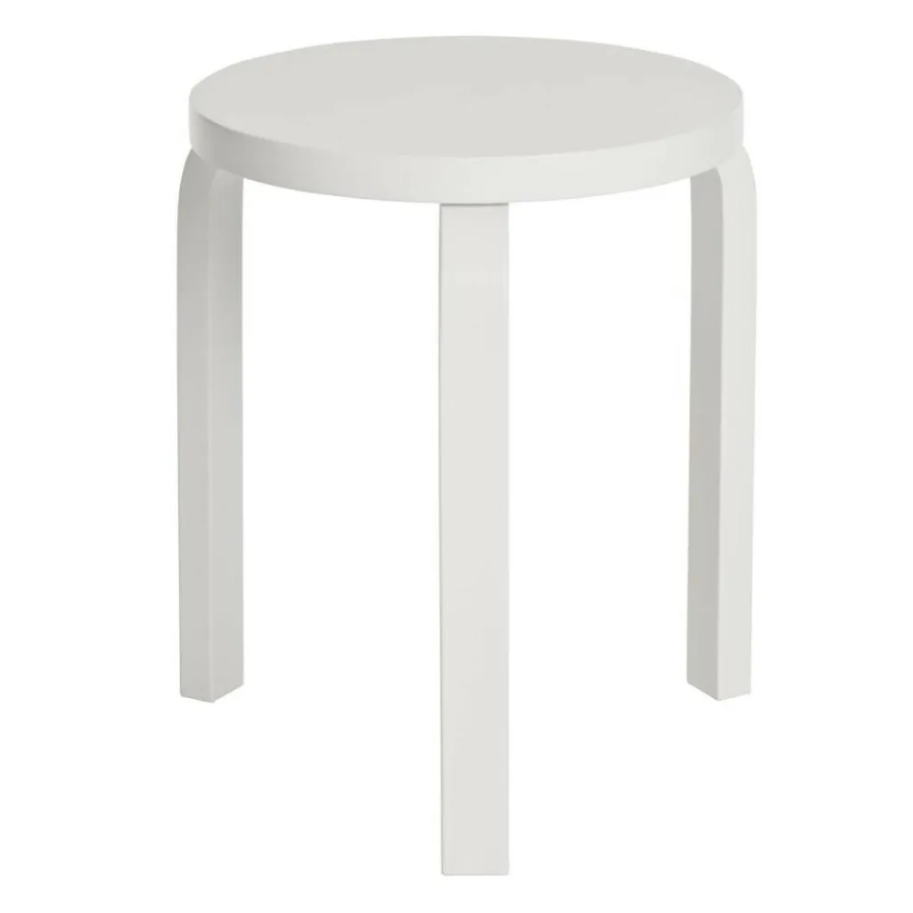 Hocker^Artek 60 Hocker Gestell lackiert
