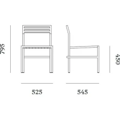 Nine 19 Outdoors Esstisch Stuhl| Stühle