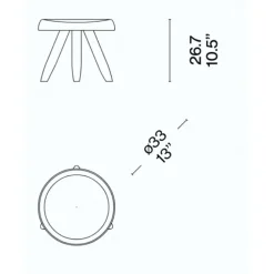 Cassina 524 Tabouret Berger Hocker| Hocker