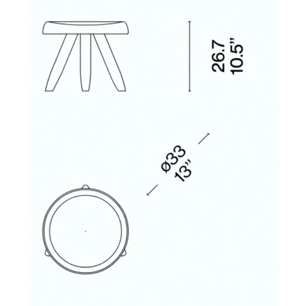 Cassina 524 Tabouret Berger Hocker| Hocker
