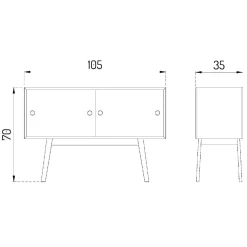 FDB Møbler A83 Butler Sideboard| Sideboards|Sideboards
