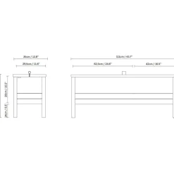 Form & Refine A Line Truhenbank 111cm| Bänke