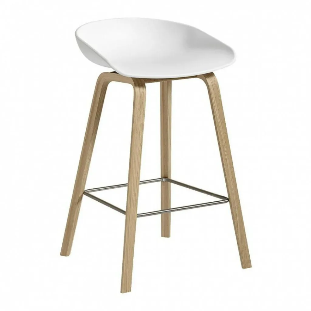 Barhocker^HAY AAS 32 2.0 Barhocker niedrig Eiche lackiert