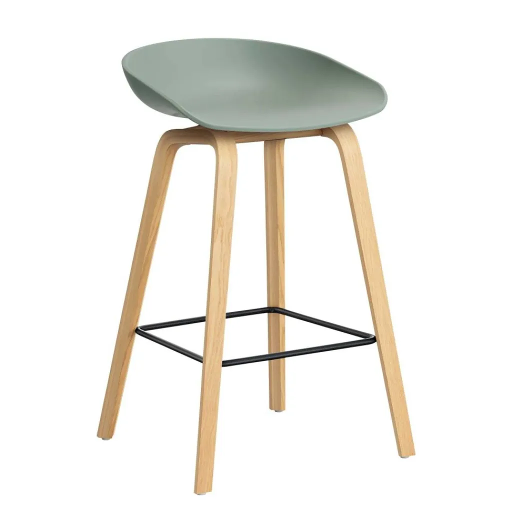 Barhocker^HAY AAS 32 2.0 Barhocker niedrig Eiche lackiert