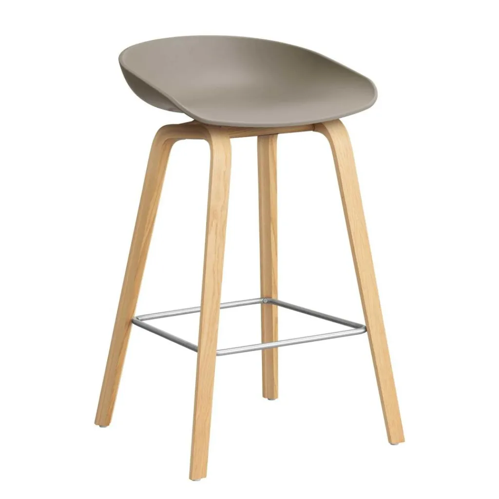 Barhocker^HAY AAS 32 2.0 Barhocker niedrig Eiche lackiert