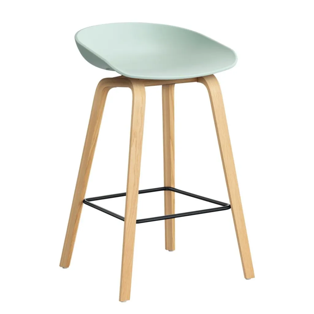 Barhocker^HAY AAS 32 2.0 Barhocker niedrig Eiche lackiert