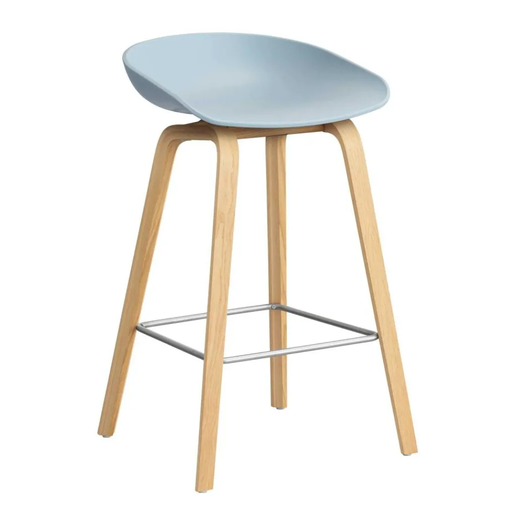 Barhocker^HAY AAS 32 2.0 Barhocker niedrig Eiche lackiert