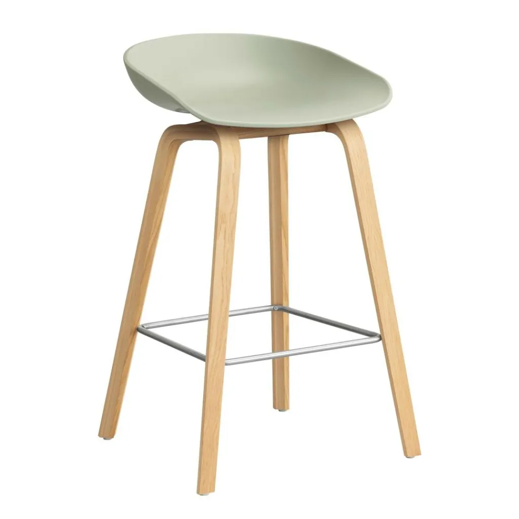 Barhocker^HAY AAS 32 2.0 Barhocker niedrig Eiche lackiert