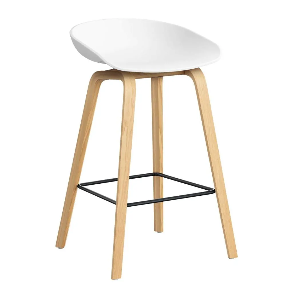 Barhocker^HAY AAS 32 2.0 Barhocker niedrig Eiche lackiert
