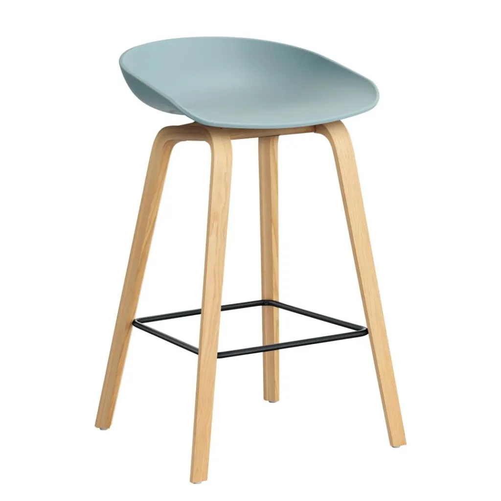 Barhocker^HAY AAS 32 2.0 Barhocker niedrig Eiche lackiert
