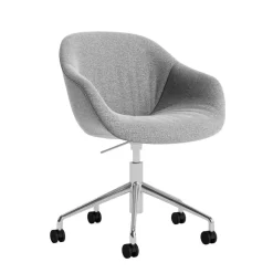 HAY About a Chair AAC 253 Soft Bürodrehstuhl Gestell poliert| Bürostühle