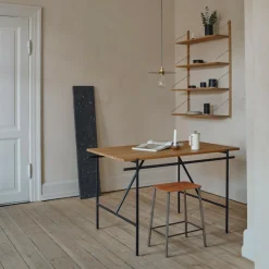 Hocker^Frama Adam Hocker H 50cm Leder