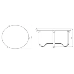 Beistelltische|Tische^Gubi Adnet Couchtisch Ø 70cm