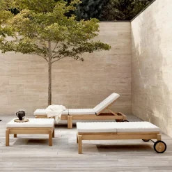 Outdoor-Textilien^Carl Hansen AH604 Auflage für Sonnenliege