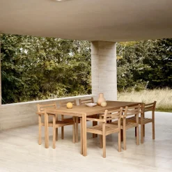 Gartentische^Carl Hansen AH901 Gartenesstisch 200x100cm