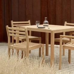 Gartentische^Carl Hansen AH902 Gartenesstisch 100x98.5cm