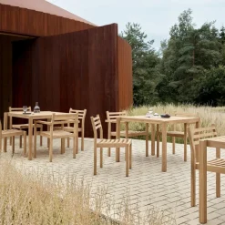 Gartentische^Carl Hansen AH902 Gartenesstisch 100x98.5cm