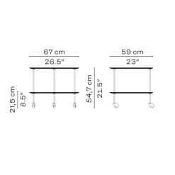 Fritz Hansen AJ Trolley Beistelltisch| Beistelltische