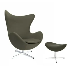 Fritz Hansen Aktion Egg Chair/Das Ei™ Sessel + Hocker Stoff| Sessel