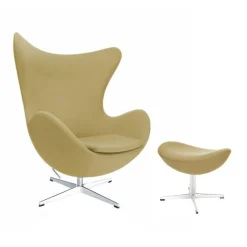 Fritz Hansen Aktion Egg Chair/Das Ei™ Sessel + Hocker Stoff| Sessel