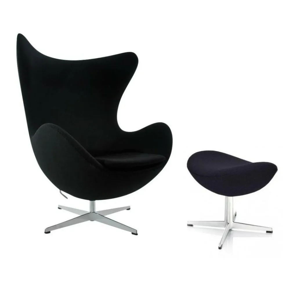 Fritz Hansen Aktion Egg Chair/Das Ei™ Sessel + Hocker Stoff| Sessel