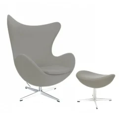 Fritz Hansen Aktion Egg Chair/Das Ei™ Sessel + Hocker Stoff| Sessel