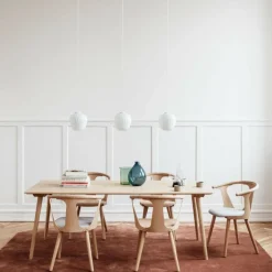 &Tradition Aktionsset In Between SK2 Stuhl gepolstert + Fell| Stühle