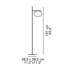 Oluce Alba 382 Stehleuchte| Stehleuchten