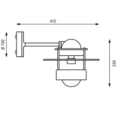 Louis Poulsen Albertslund Außenwandleuchte| Deckenleuchten Außen|Deckenleuchten Außen