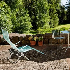 Embru Altorfer Modell 1158 Liegestuhl| Gartenliegen