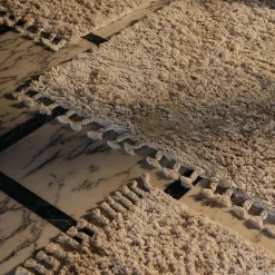 Ferm Living Amass Hochflor Teppich 140x140cm| Teppiche