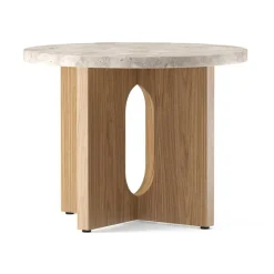 Beistelltische|Tische^Audo Androgyne Beistelltisch Marmor Ø50cm