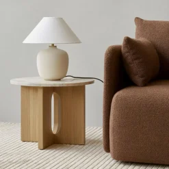 Beistelltische|Tische^Audo Androgyne Beistelltisch Marmor Ø50cm