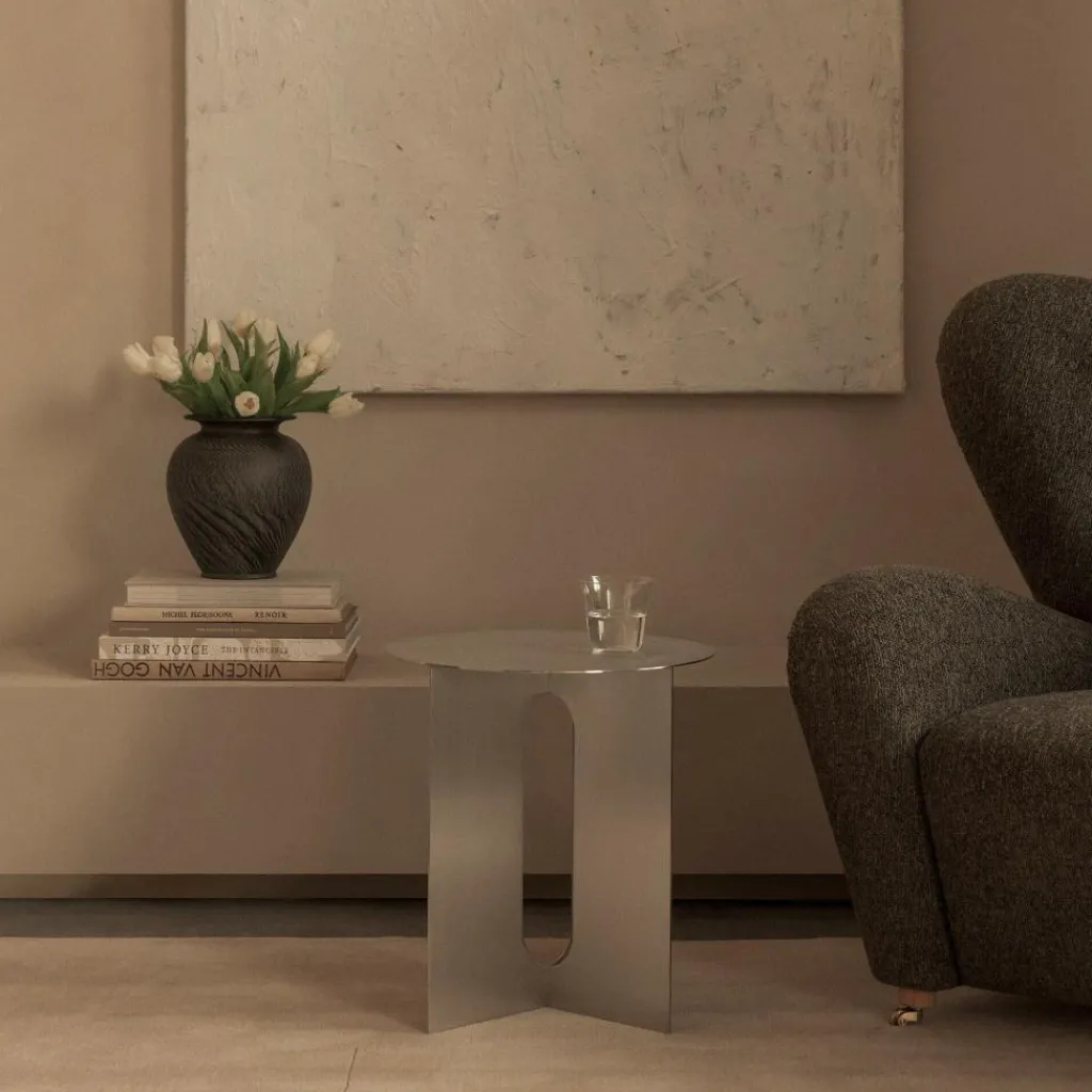 Audo Androgyne Beistelltisch Stahl Ø 40cm| Tische