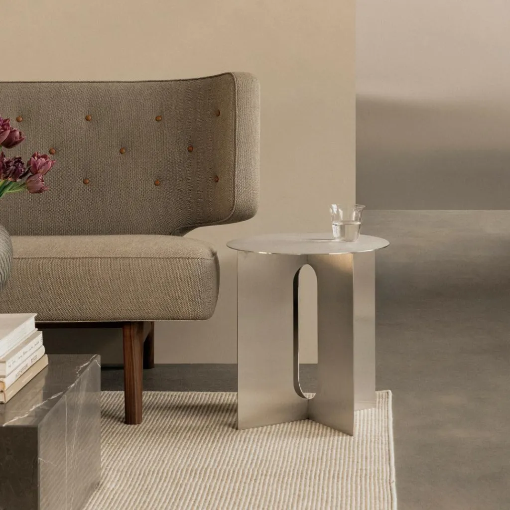 Audo Androgyne Beistelltisch Stahl Ø 40cm| Tische