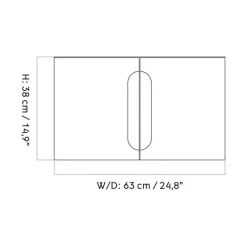 Audo Androgyne Beistelltisch Stahl Ø 63cm| Beistelltische