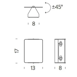Wandleuchten^Nemo Applique à Volet Pivotant Wandleuchte