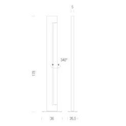 Stehleuchten^Nemo Ara LED Stehleuchte