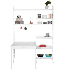 String Arbeitsplatzkombination 158x200x30cm| Regale