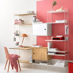 String Arbeitsplatzkombination 140x200x30cm| Regale